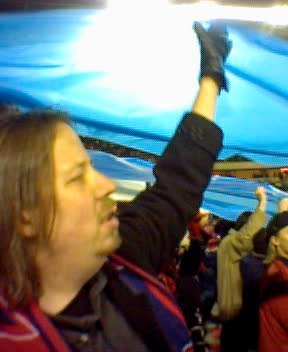 phin hefts the banner